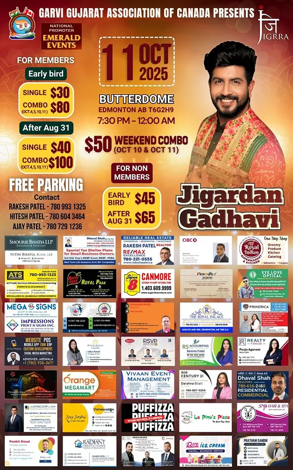 Navratri with Jigardan Gadhavi 2025